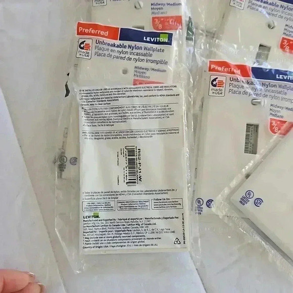 Unbreakable Nylon Wallplates - Picture 4 of 4